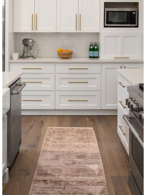 Tapis héritage 2'6" x 12'4" en laine & soie artificielle