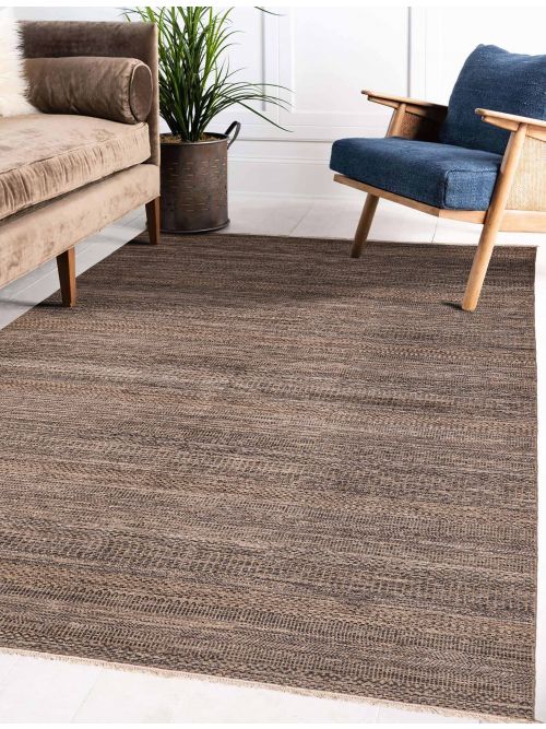 Indian Finest Silk Shadow 6'0" x 9'0" Hand-knotted Viscose & Wool Rug 