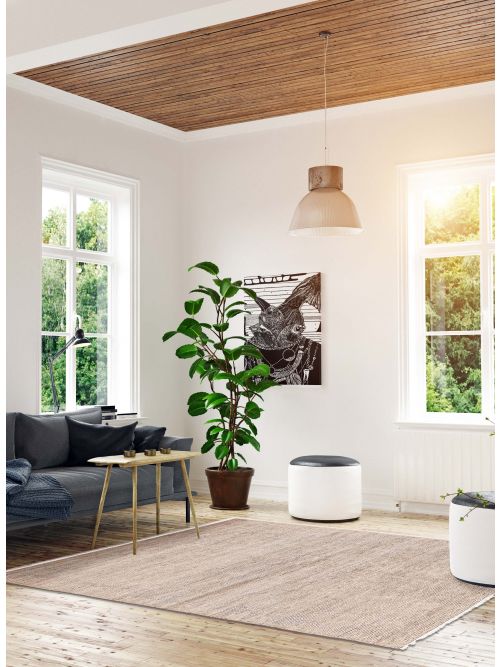 Indian Mystique 5'4" x 7'10" Hand-knotted Wool Rug 