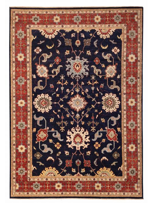 Pakistani Peshawar Oushak 10'2" x 14'4" Hand-knotted Wool Rug 