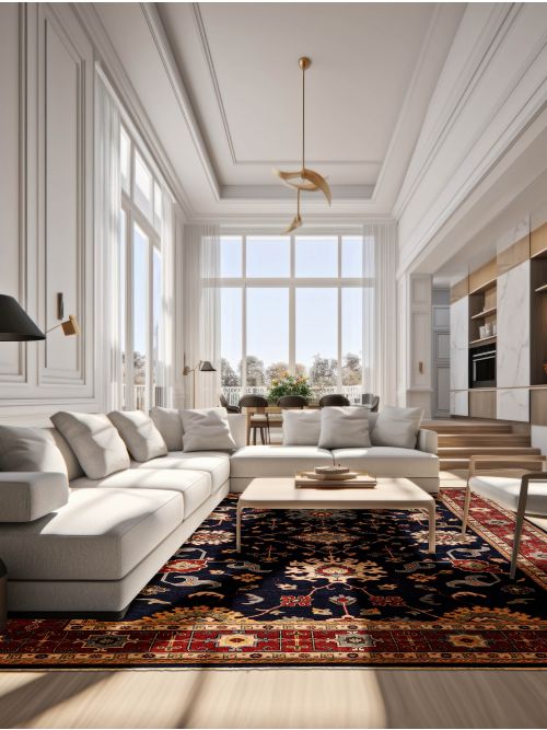 Pakistani Peshawar Oushak 10'2" x 14'4" Hand-knotted Wool Rug 