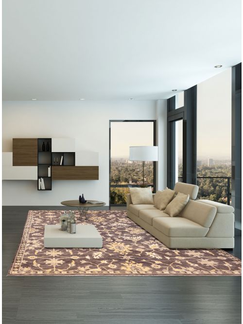 Indian Royal Oushak 9'11" x 13'11" Hand-knotted Wool Rug 