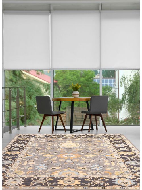 Indian Modern Oushak 10'3" x 14'2" Hand-knotted Wool Rug 