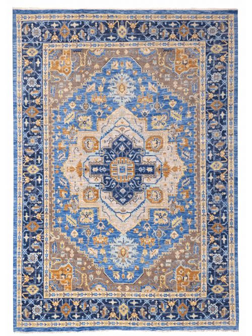 Indian Modern Oushak 10'2" x 14'0" Hand-knotted Wool Rug 