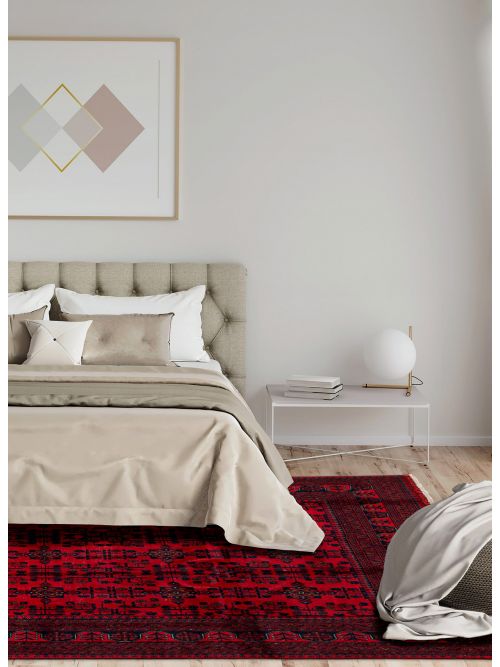 Afghan Finest Khal Mohammadi 6'8" x 9'8" Hand-knotted Wool Rug 