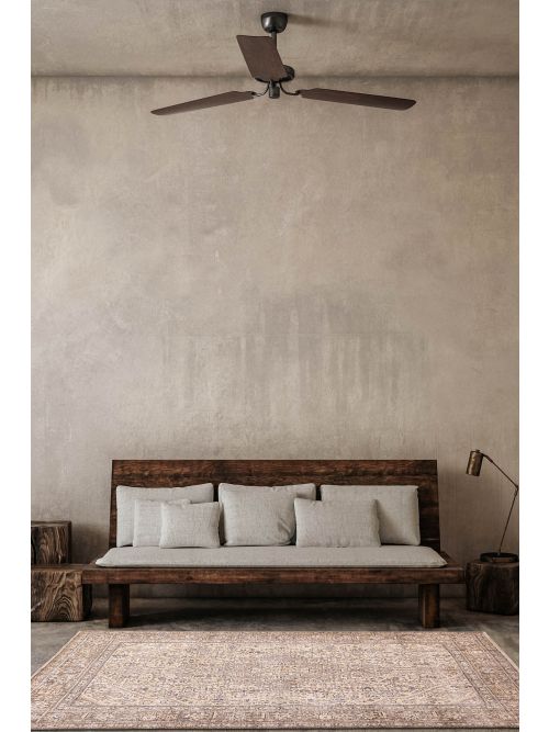 Turkish Antalya Vintage 6'6" x 9'6" Hand-knotted Wool Rug 