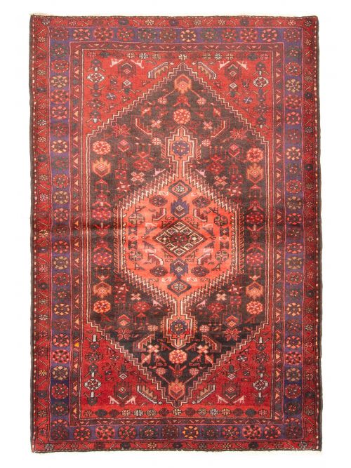 Persian Style 4'7" x 6'10" Hand-knotted Wool Rug 