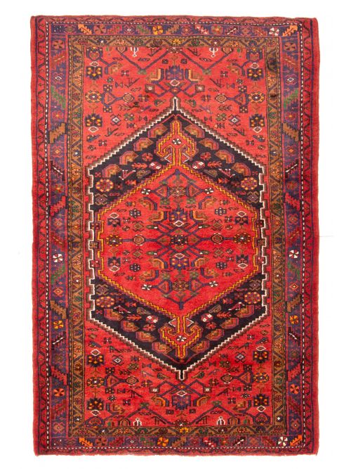 Persian Style 4'8" x 6'11" Hand-knotted Wool Rug 