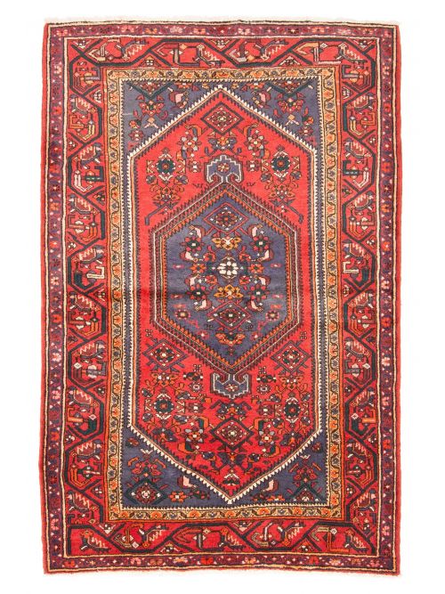 Persian Style 4'6" x 6'11" Hand-knotted Wool Rug 