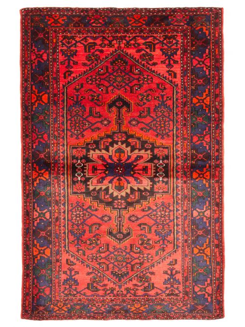 Persian Style 4'10" x 7'7" Hand-knotted Wool Rug 