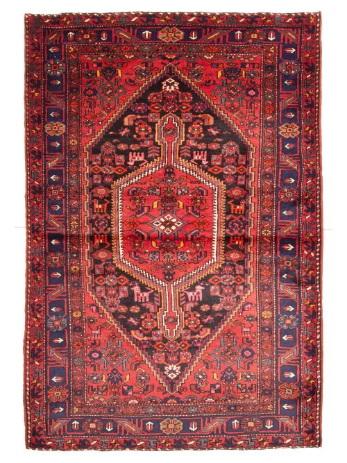 Persian Style 5'1" x 7'3" Hand-knotted Wool Rug 