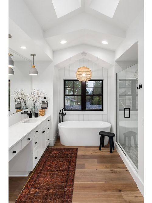 Turkish Color Transition 4'6" x 9'10" Hand-knotted Wool Rug 