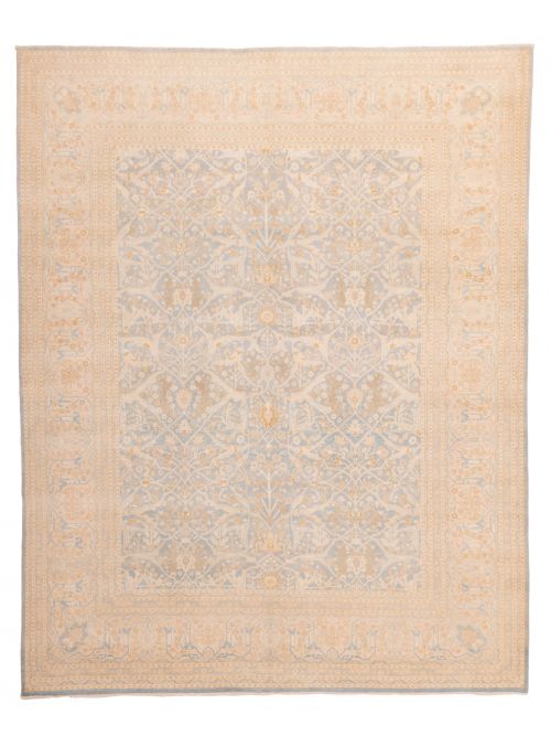 Pakistani Peshawar Oushak 8'0" x 9'9" Hand-knotted Wool Rug 