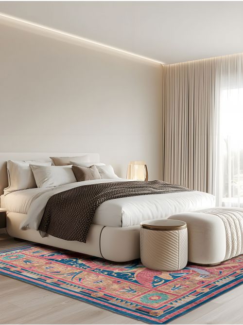 Pakistani Lahore Finest Collection Hand-knotted Wool Rug, 279 x 368 cm