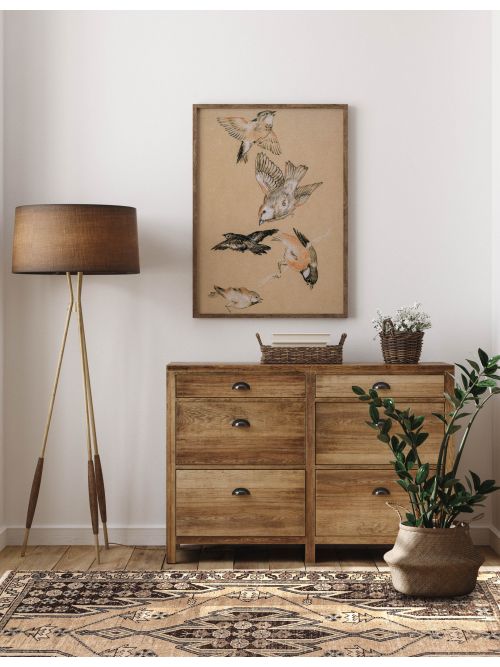 Persian Style Hand-knotted Wool Rug, 104 x 145 cm