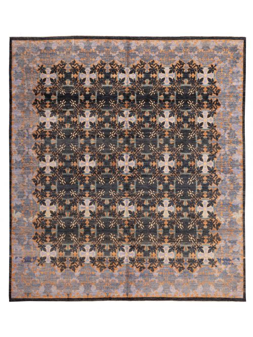 Pakistani Lahore Finest Collection Hand-knotted Wool Rug, 307 x 335 cm