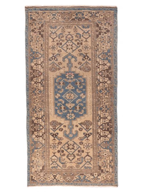 Persian Style Hand-knotted Wool Rug, 97 x 198 cm