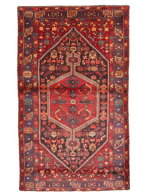 Persian Style 4'7" x 7'9" Hand-knotted Wool Rug 