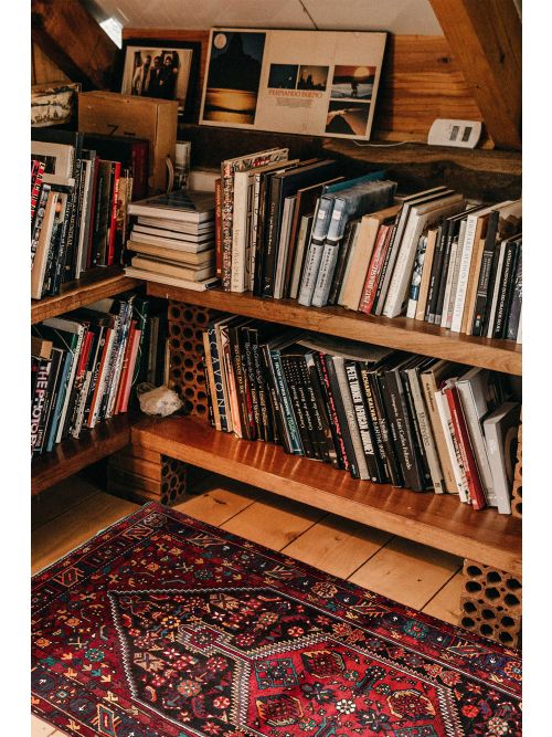 Persian Style 4'7" x 7'9" Hand-knotted Wool Rug 