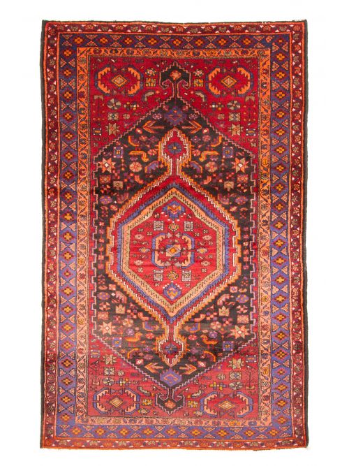 Persian Style 4'6" x 7'9" Hand-knotted Wool Rug 