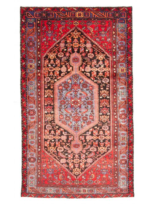 Persian Style 4'7" x 7'11" Hand-knotted Wool Rug 