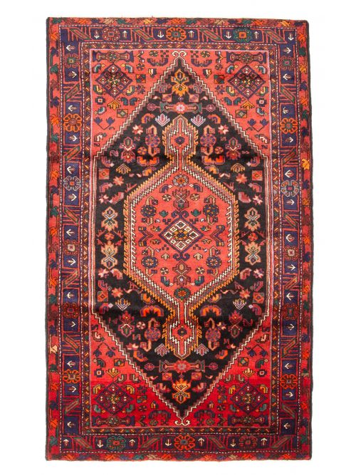 Persian Style 4'7" x 7'10" Hand-knotted Wool Rug 