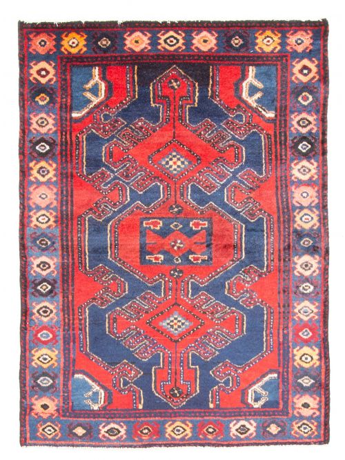Persian Style 3'4" x 4'9" Hand-knotted Wool Rug 