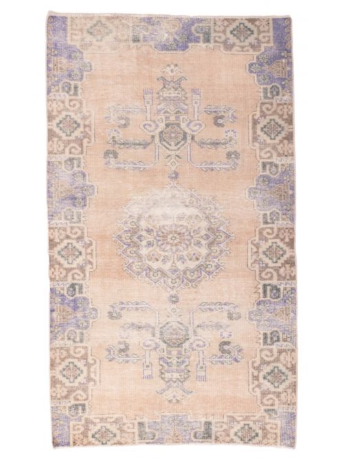 Persian Style 4'2" x 7'6" Hand-knotted Wool Rug 