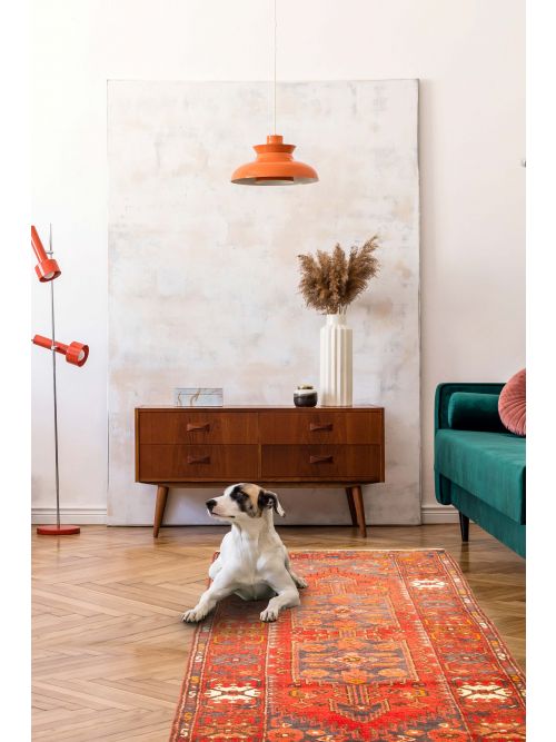 Persian Style 3'1" x 6'9" Hand-knotted Wool Rug 