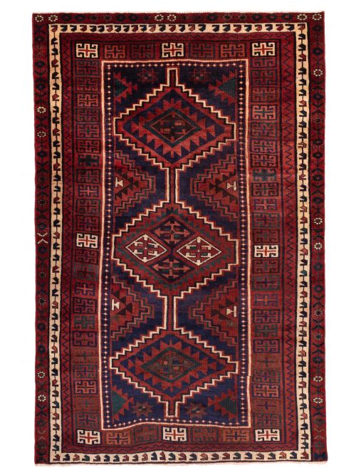 Persian Style 5'5" x 8'4" Hand-knotted Wool Rug 
