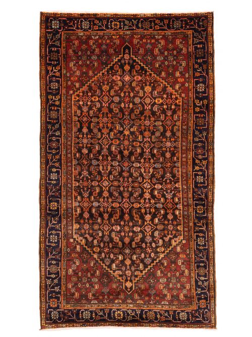 Persian Style 4'7" x 8'4" Hand-knotted Wool Rug 