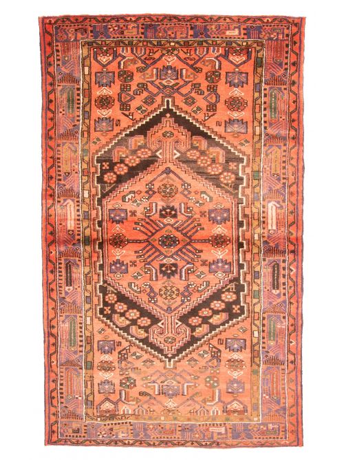 Persian Style 4'4" x 7'5" Hand-knotted Wool Rug 
