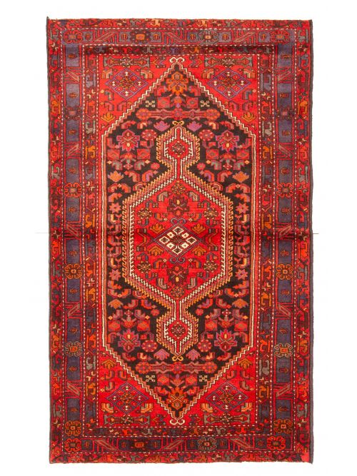 Persian Style 4'7" x 7'9" Hand-knotted Wool Rug 