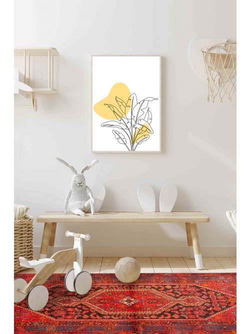 Persian Style 4'7" x 7'9" Hand-knotted Wool Rug 