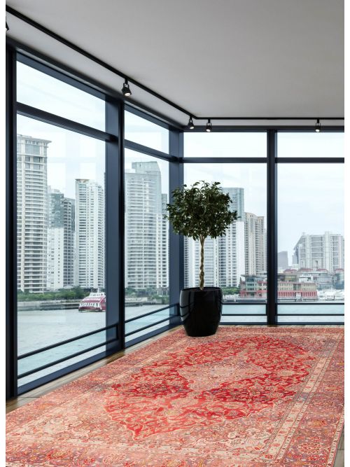 Persian Style Hand-knotted Wool Rug, 272 x 378 cm