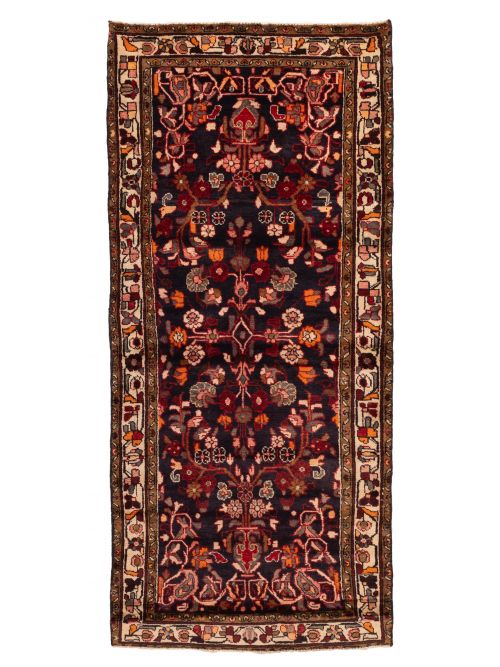 Persian Style 3'3" x 7'5" Hand-knotted Wool Runner Rug 