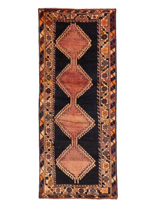 Persian Style Hand-knotted Wool Runner Rug, 114 x 284 cm