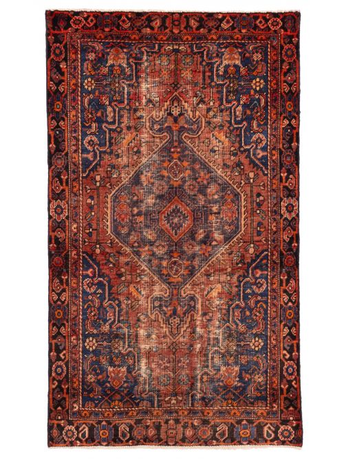 Persian Style 3'7" x 6'2" Hand-knotted Wool Rug 