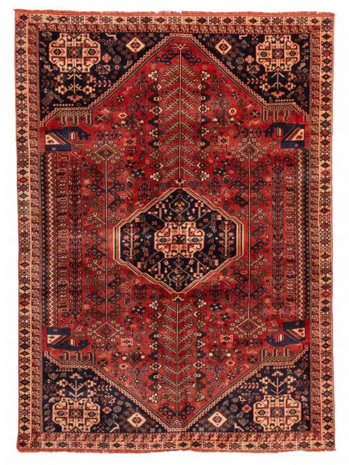 Persian Style 5'5" x 7'6" Hand-knotted Wool Rug 