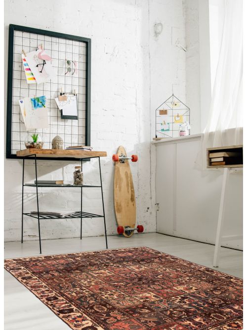 Persian Style Hand-knotted Wool Rug, 203 x 284 cm