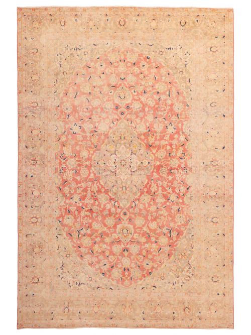Turkish Antalya Vintage 9'2" x 13'9" Hand-knotted Wool Rug 