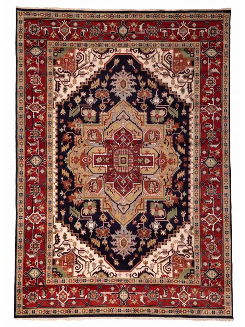 Indian Serapi Heritage 9'11" x 13'9" Hand-knotted Wool Rug 