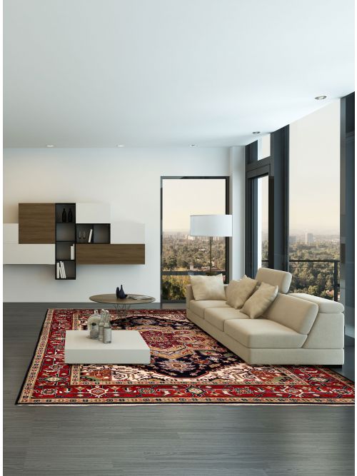 Indian Serapi Heritage 9'11" x 13'9" Hand-knotted Wool Rug 