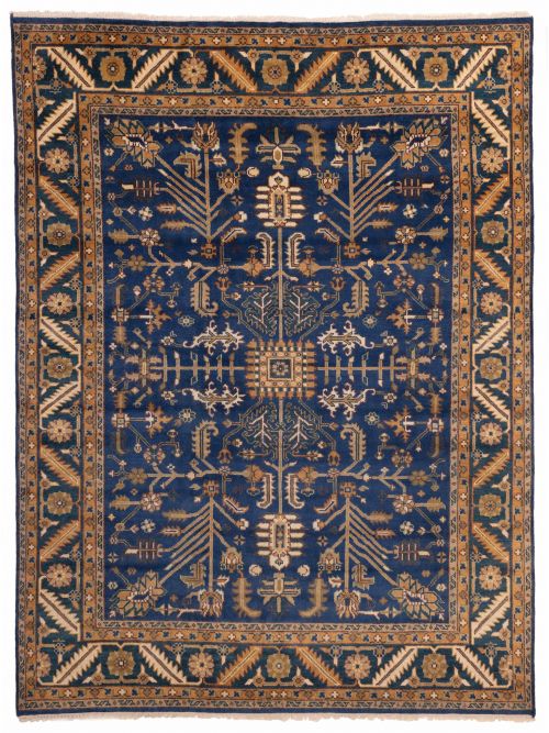 Indian Serapi Heritage 8'11" x 11'11" Hand-knotted Wool Rug 