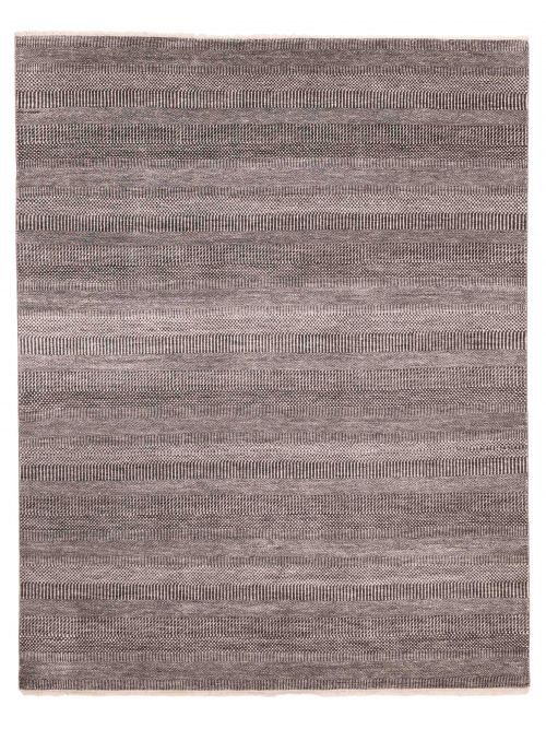 Indian Finest Silk Shadow 8'2" x 10'3" Hand-knotted Silk & Wool Rug 