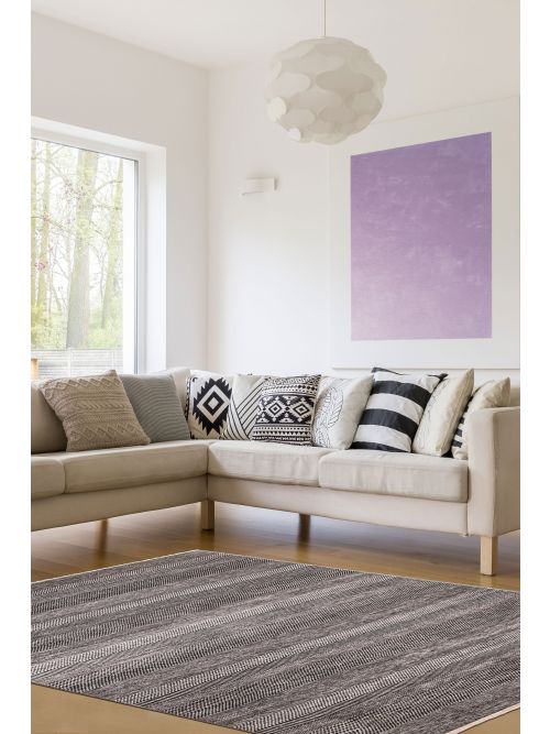 Indian Finest Silk Shadow 8'2" x 10'3" Hand-knotted Silk & Wool Rug 