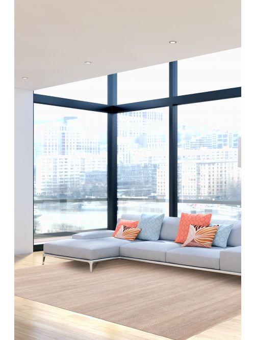 Indian Finest Silk Shadow 8'11" x 12'2" Hand-knotted Silk & Wool Rug 