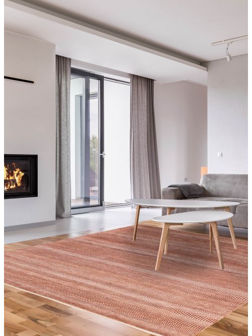 Indian Finest Silk Shadow 8'0" x 10'3" Hand-knotted Silk & Wool Rug 