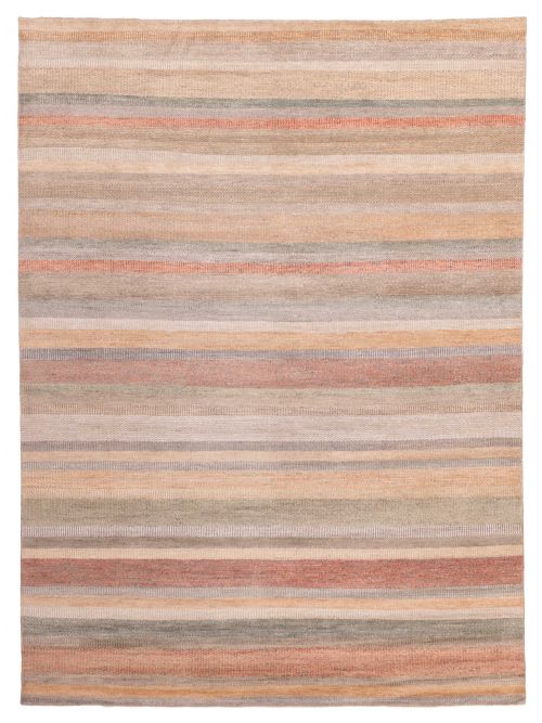 Indian Silk Shadow Hand-knotted Silk & Wool Rug, 277 x 371 cm