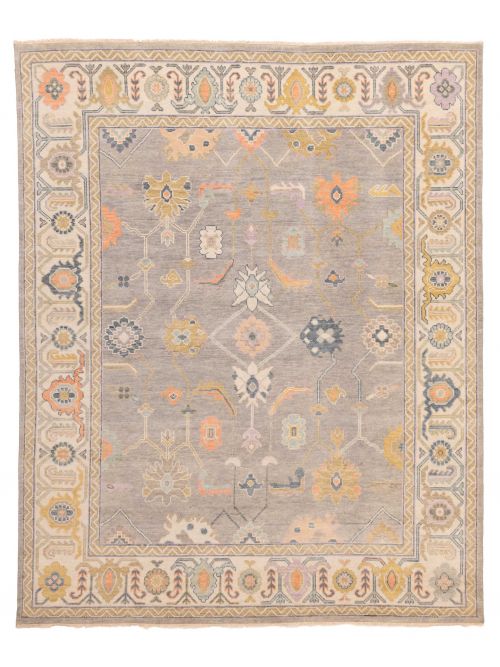 Indian Modern Oushak 8'0" x 9'9" Hand-knotted Wool Rug 